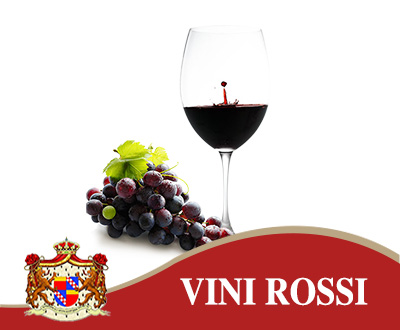 menu vini rossi